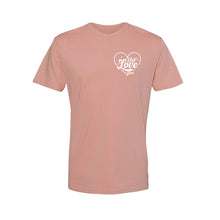 Load image into Gallery viewer, Self Love Club Unisex T-Shirt - Printed with Rose Quartz infused ink