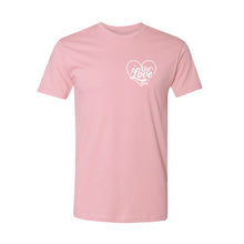 Load image into Gallery viewer, Self Love Club Unisex T-Shirt - Printed with Rose Quartz infused ink