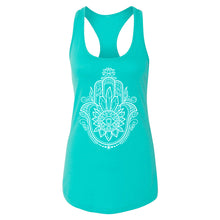 Load image into Gallery viewer, Crystal Women's Racerback - Printed with Obsidian infused ink