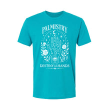 Load image into Gallery viewer, Palmistry Unisex T-shirt - Printed with Moonstone infused ink