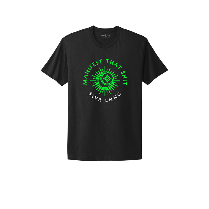 Manifest that Shit Unisex T-shirt - infused with Clear Quartz, Carnelian, Topaz, Citrine & Apitate