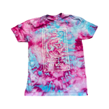 The moon  Tie-dye Tarot Unisex T-shirt - Infused with moonstone