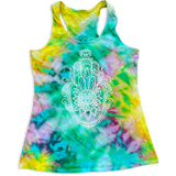 Crystal Guardian - Women’s Tie dye Tank - Infused with Obsidian