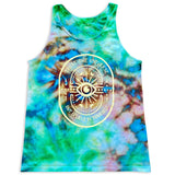 Trust the universe -Tie dye Woman’s Tanktop- Infused with Citrine