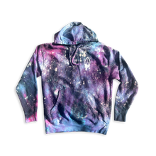 Load image into Gallery viewer, Find us in the stars Tie-dye Midweight Unisex  Hoodie - Infused with Moonstone
