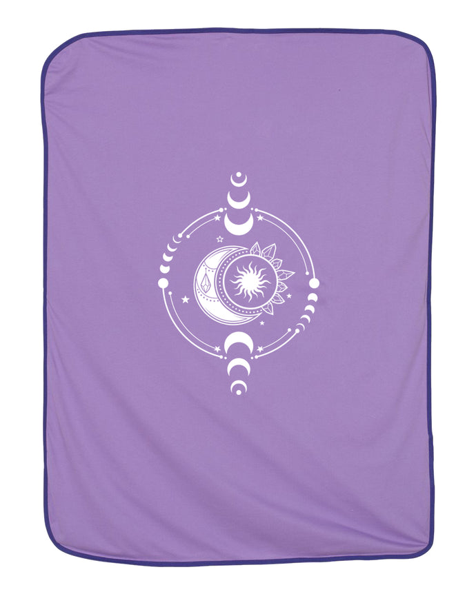 100% Cotton Purple Moon recharge (New moon) Baby Blanket