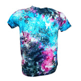 Tie-dye Star Tarot Card Unisex T-shirt infused with Clear Quartz Crystals