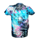 Tie-dye Star Tarot Card Unisex T-shirt infused with Clear Quartz Crystals