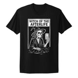 Glow in the Dark Witch from past life Unisex T-shirt- Infused With Smokey Quartz Crystals
