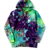Crystal Wings Tiedye Midweight Hoodie Infused with Citrine