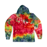 Good Vibes Only Tiedye Midweight Hoodie Infused with Obsidian