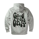Good Vibes Only Midweight Hoodie Infused with Obsidian