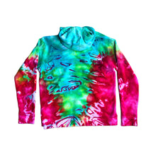 Load image into Gallery viewer, SLVR LNNG Tie-dye Midweight Unisex Santa Cruz Hoodie - Infused with clear quartz &amp; Amazonite
