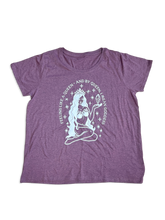 Load image into Gallery viewer, I&#39;m a goddess Curvy Shirt - Infused with Moonstone, Tourmaline &amp; Labradorite
