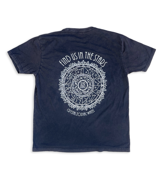 Find us in the stars Soft Wash Unisex Tshirt- Infused with Moonstone