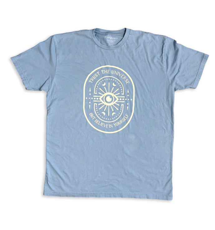 Trust the universe Soft Wash Unisex Tshirt- Infused with Moonstone