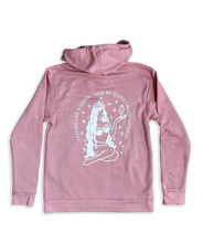 Load image into Gallery viewer, I&#39;m a goddess Midweight Unisex Santa Cruz Hoodie - Infused with Moonstone &amp; Rose Quartz
