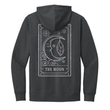 The Moon Card Glitter Midweight Hoodie Infused with Labradorite