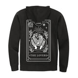The Lovers Card “Signature” Midweight Hoodie Pullover or Zip up Infused with Rose Quartz