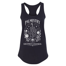 Load image into Gallery viewer, Palmistry Women's Racerback - Printed with Moonstone infused ink
