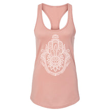 Load image into Gallery viewer, Crystal Women's Racerback - Printed with Obsidian infused ink
