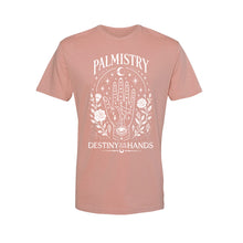 Load image into Gallery viewer, Palmistry Unisex T-shirt - Printed with Moonstone infused ink
