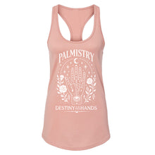 Load image into Gallery viewer, Palmistry Women's Racerback - Printed with Moonstone infused ink
