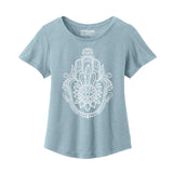 Crystal Guardian Women’s Festival Scoop Neck Tee- Infused with Obsidian