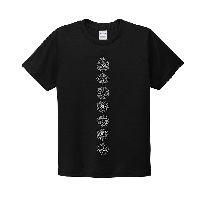 Chakra Tri-Blend Youth Kids Tshirt infused with Clear Quartz - Amethyst - Sodalite - Rose Quartz -Citrine - Carnealian & Obsidian