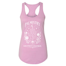 Load image into Gallery viewer, Palmistry Women's Racerback - Printed with Moonstone infused ink
