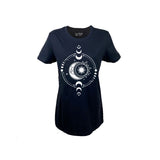 Moon Recharge Ladies Slim fit T-shirt - Infused with Moonstone, Labradorite and Amethyst