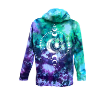 Load image into Gallery viewer, Moon Recharge Midweight Unisex Hoodie Infused with moonstone and labradorite
