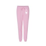 Light Pink SLVR LNNG Sweatpants- Infused with clear Quartz