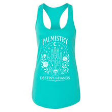 Load image into Gallery viewer, Palmistry Women's Racerback - Printed with Moonstone infused ink
