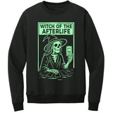 Glow In the Dark Witch of the Afterlife Sweater Hoodie Infused with Smokey quartz