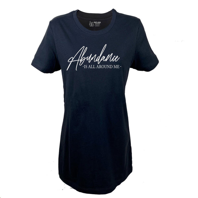 Abundance is around me Slimfit T-shirt Infused with Citrine and Clear Quartz - SLVR LNNG