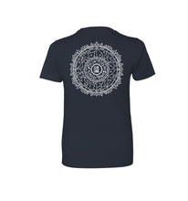 Load image into Gallery viewer, Cancer Zodiac Calendar Unisex T-Shirt with Moonstone Crystals - SLVR LNNG
