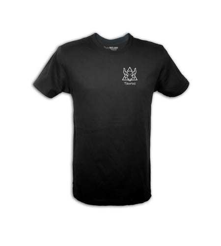 Taurus Zodiac Men's/Unisex T-Shirt infused with Howlite Crystals - SLVR LNNG