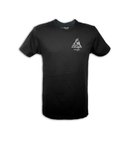 Virgo Zodiac Men's/Unisex T-Shirt infused with Amethyst Crystals - SLVR LNNG